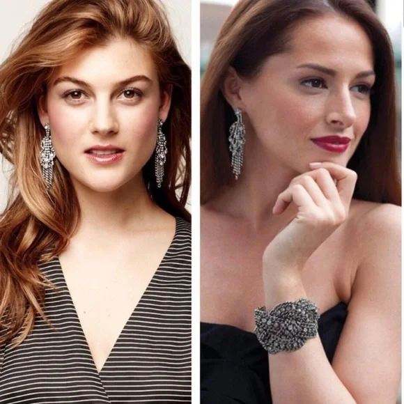 :: Stella & Dot Retired Petra Fringe Earrings - Picture 7 of 15